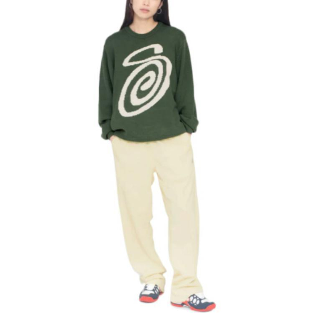 Толстовки Stussy FW22 Logo Curly S Sweater, 117073