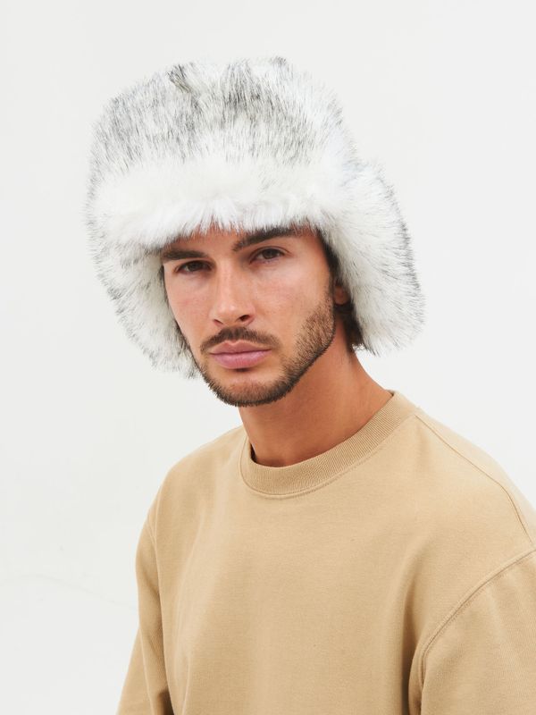 Шапка ушанка с маской Евро Волк Полярный ткань Taslan