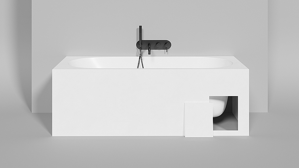 Ванна Salini ORNELLA KIT S-stone 102426M 160x70 белая