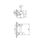 Смеситель с гигиеническим душем 35к HB5513 HAIBA