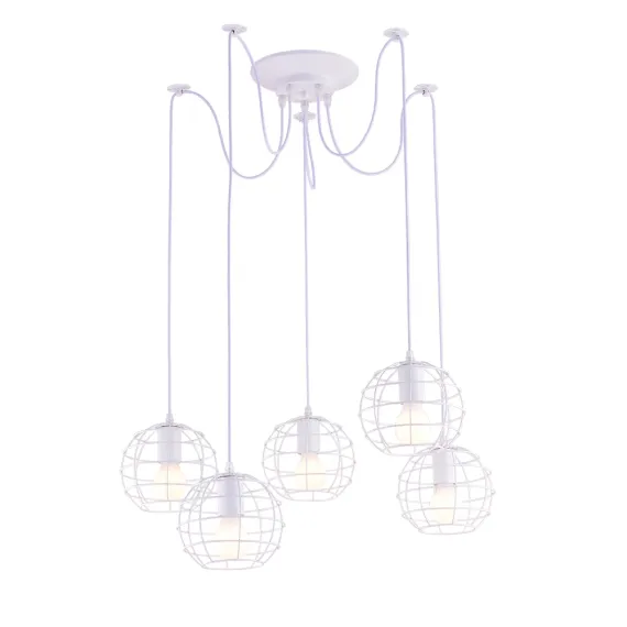 Подвесная люстра Arte Lamp SPIDER A1110SP-5WH