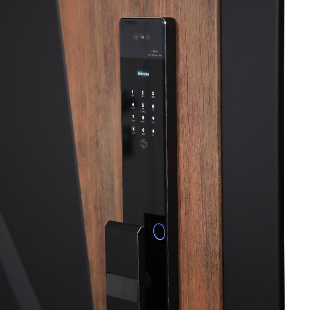 Стальная дверь "Макс 3D" (биометрический замок Y23). Заказная модель.