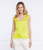 шелковый топ Liu Jo - желтый(CA2190 T8827)