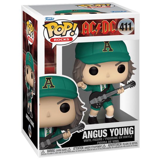 Фигурка Funko POP! Rocks AC/DC Angus Young (Green) (411) 79804 / Фигурка Фанко ПОП! в виде участника группы AC/DC, Ангус Янг. Товар уцененный