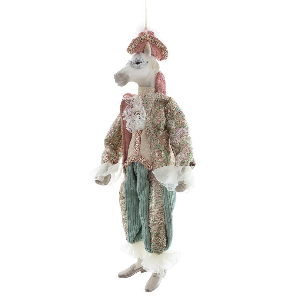 GAEM Игрушка набивная подвес "Лошадь", L18 W9 H37/22 см