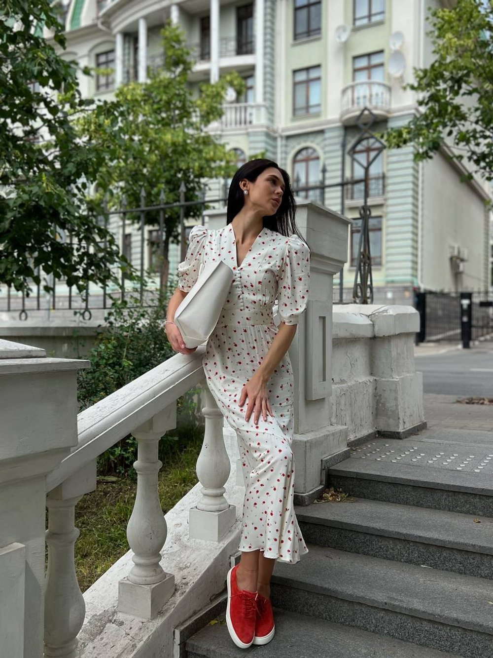 Платье Белла в белом цвете