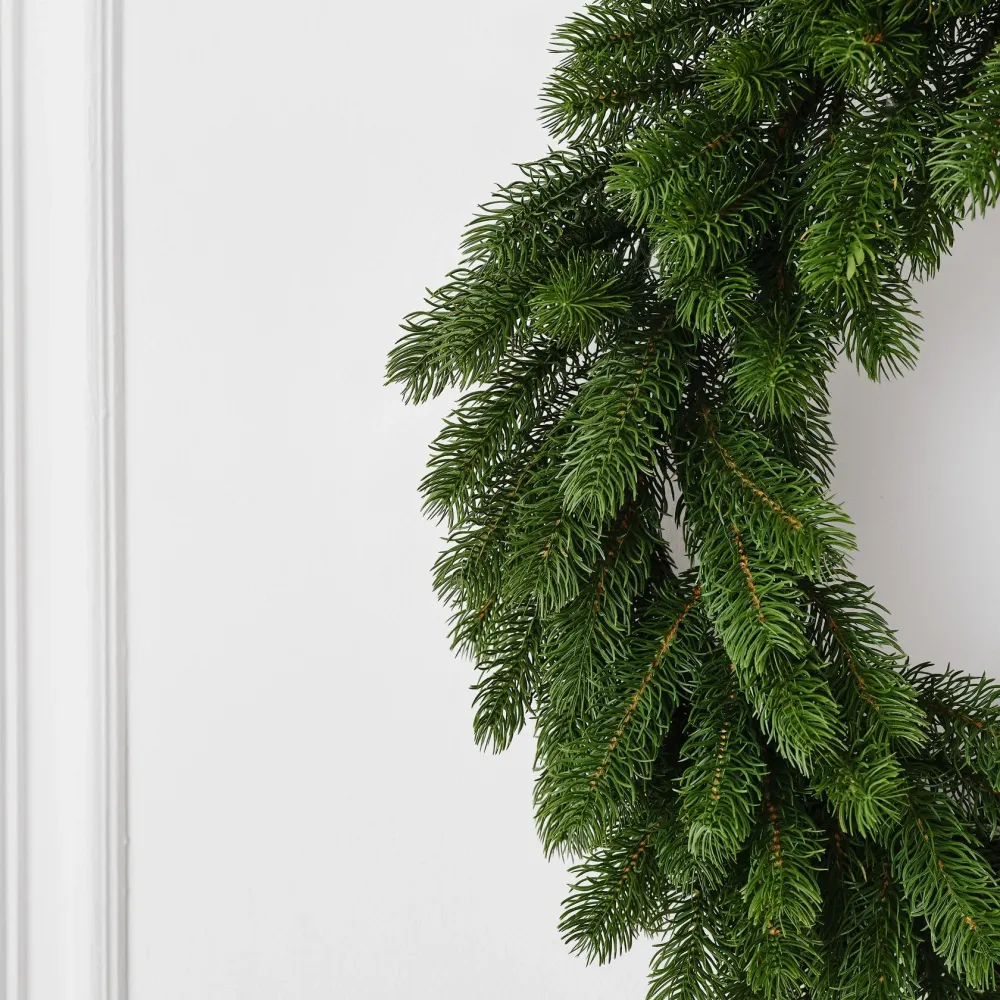 Рождественский венок «Сollier» (Литая хвоя) 60 см