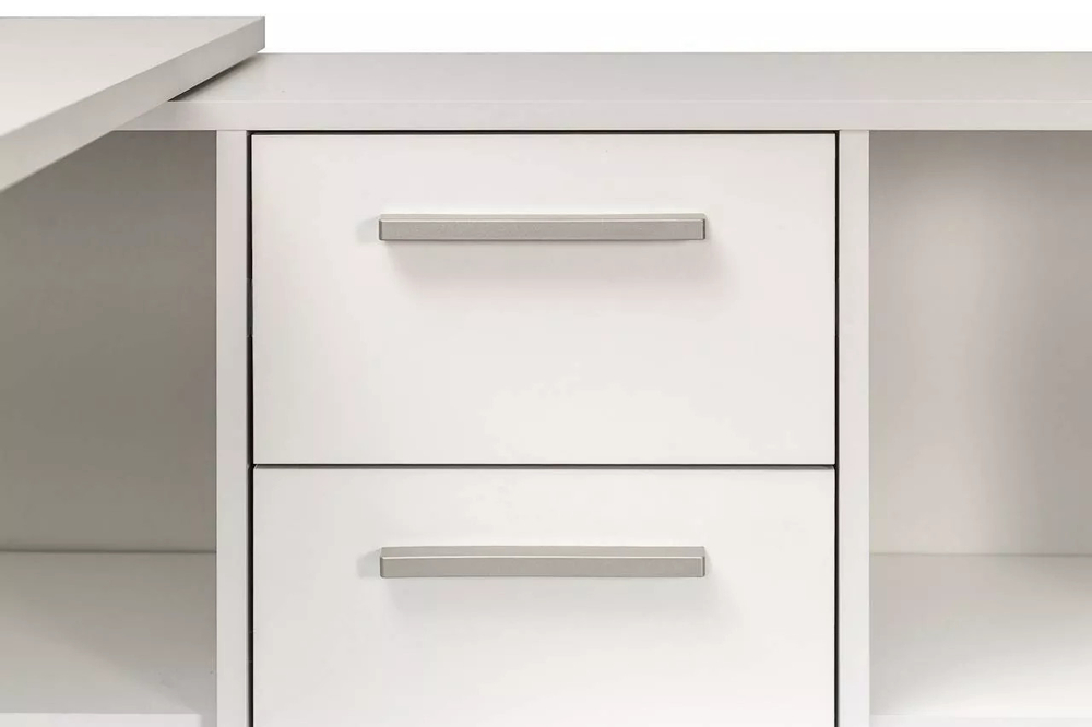 Лайт стол письменный 03.245 Белый шагрень