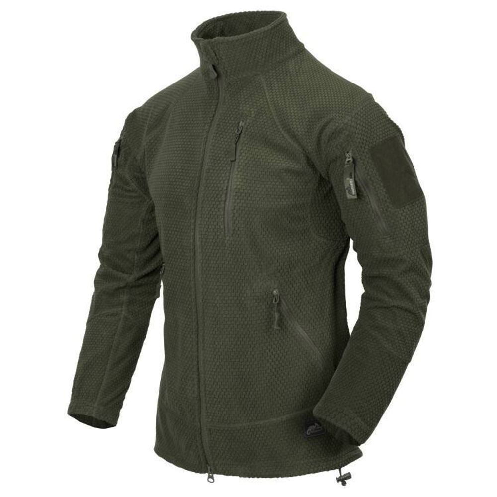 Кофта флисовая ALPHA Tactical Helikon Olive Green