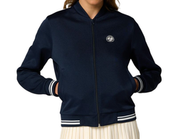Женская Кофта теннисная Roland Garros Heritage Talia Teddy - темно-синий