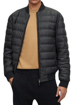 Куртка теннисная BOSS x Matteo Berrettini Water-Repellent Puffer Jacket With Two-Way Zip - Black