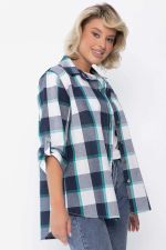 Рубашка Аланта (бело-синяя) Б14035-18М LT Collection