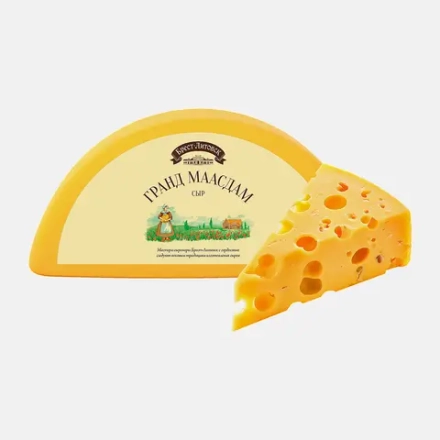 Сыр Брест-Литовск Гранд Маасдам 45% весовой