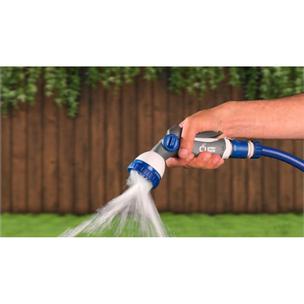 GWHM12-037 GREEN APPLE Пистолет-распылитель, пластик, 8 режимов