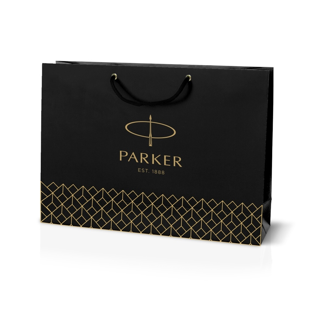 Подарочный набор: Ручка перьевая Parker Jotter Stainless Steel GT и Ежедневник недатированный черный