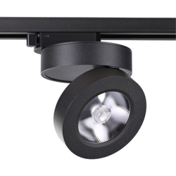 357987 PORT NT19 226 черный Светильник трековый однофазный трехжильный IP20 LED 3000К 12W 220V GRODA