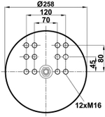 Воздушная подушка TOPCOVER T0070-0881V2