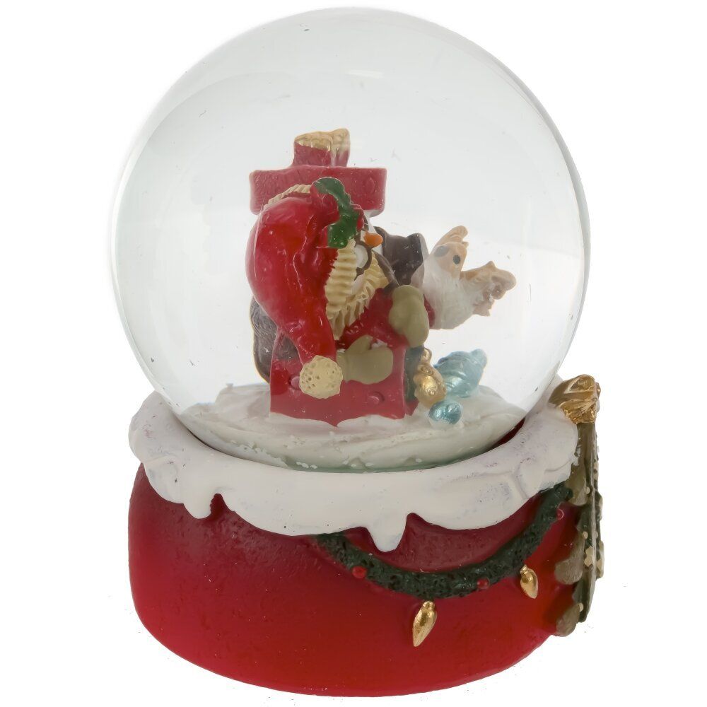 GAEM Фигурка декоративная "Снеговик" в стекл шаре, D 6.5 см, L6,5 W7 H8 см, 2в.