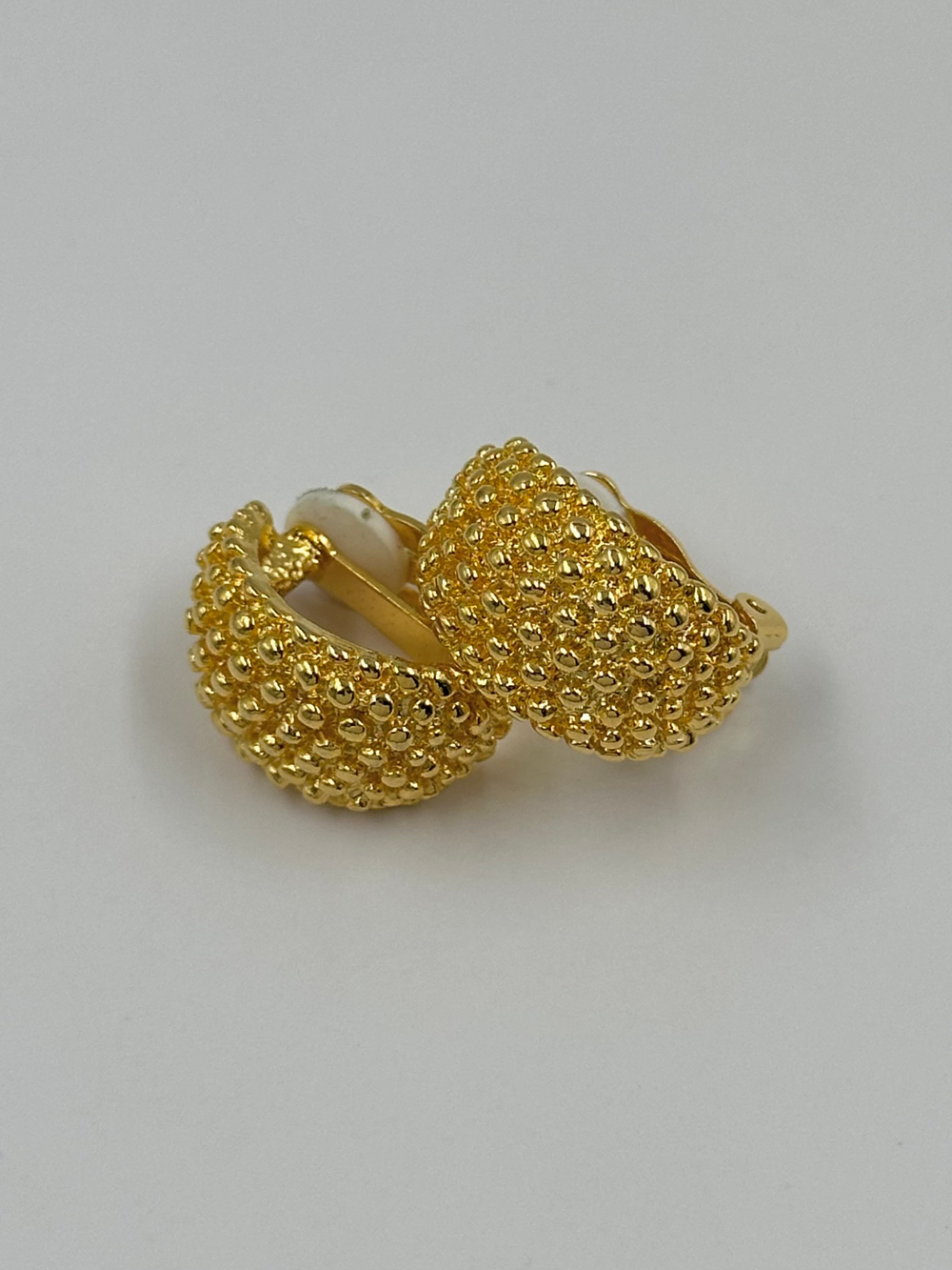 Клипсы полукольца с фактурой