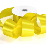 Лента Атласная 5см х 55м Сатин (Желтый)