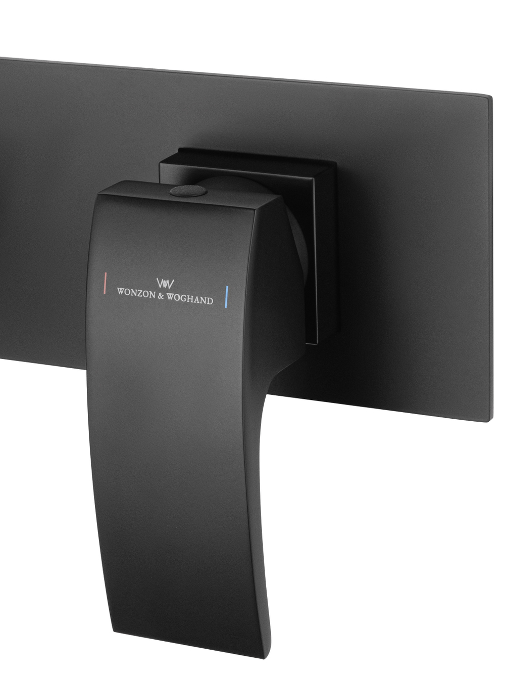 Смеситель для раковины встраиваемый WONZON & WOGHAND FIT, Черный матовый (WW-88869009-MB)