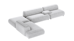 Модульный диван Генрих (Genrih), 4160 мм Угловой пуф