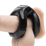 Чёрное эрекционное виброкольцо Eight (Цвет: черный)