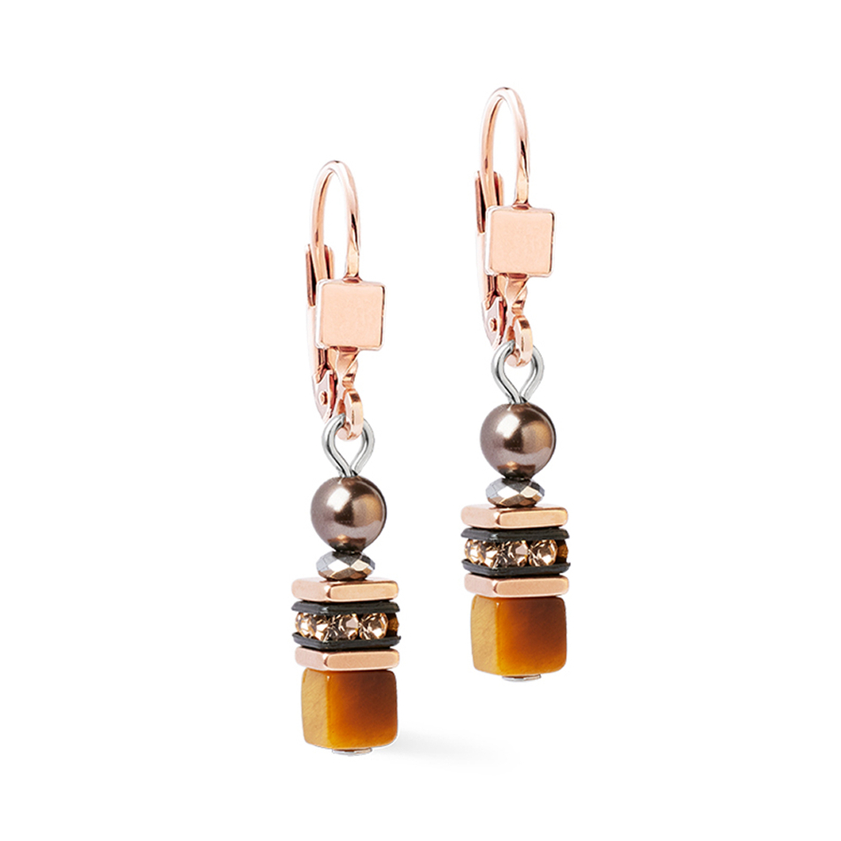 Серьги Coeur de Lion Brown 2103/20-1100