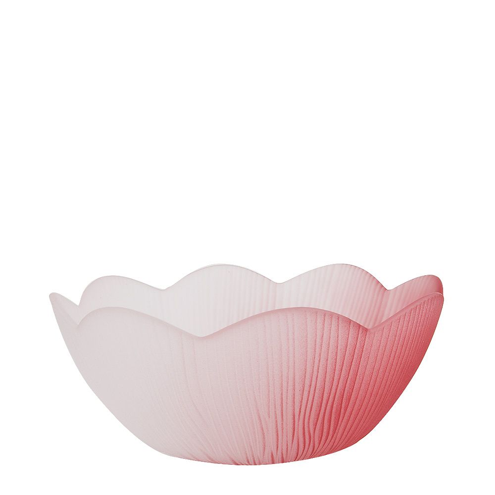 Салатник, набор 3шт. "Frost" (розовый) d=12,5/17/20 см (стекло) (транспортная упаковка)