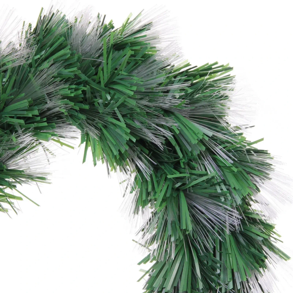 Венок хвойный «Волшебные переливы» d-40 см светодиодный, Теплый белый