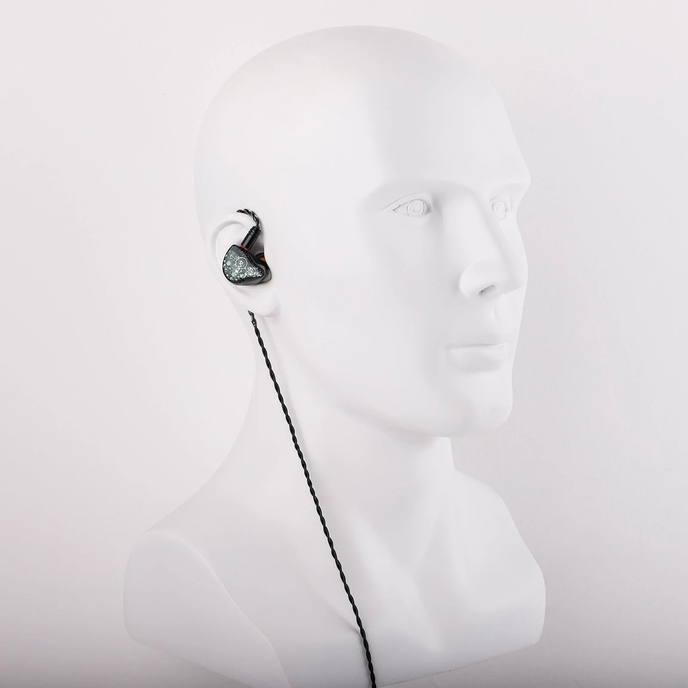 Наушники проводные ZiiGaat Arcanis, внутриканальные, гибридные, без микрофона, 3.5 мм