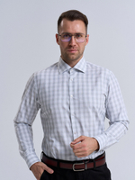 Сорочка мужская VESTER длинный рукав, клетка 51514 22