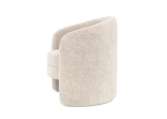 Кресло Ellipse E7.4 (молочный, рогожка)