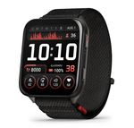 Смарт-часы Garmin Venu X1 цвета мха, титан, Amoled, 51.2мм, зеленый браслет нейлон, 010-02980-03
