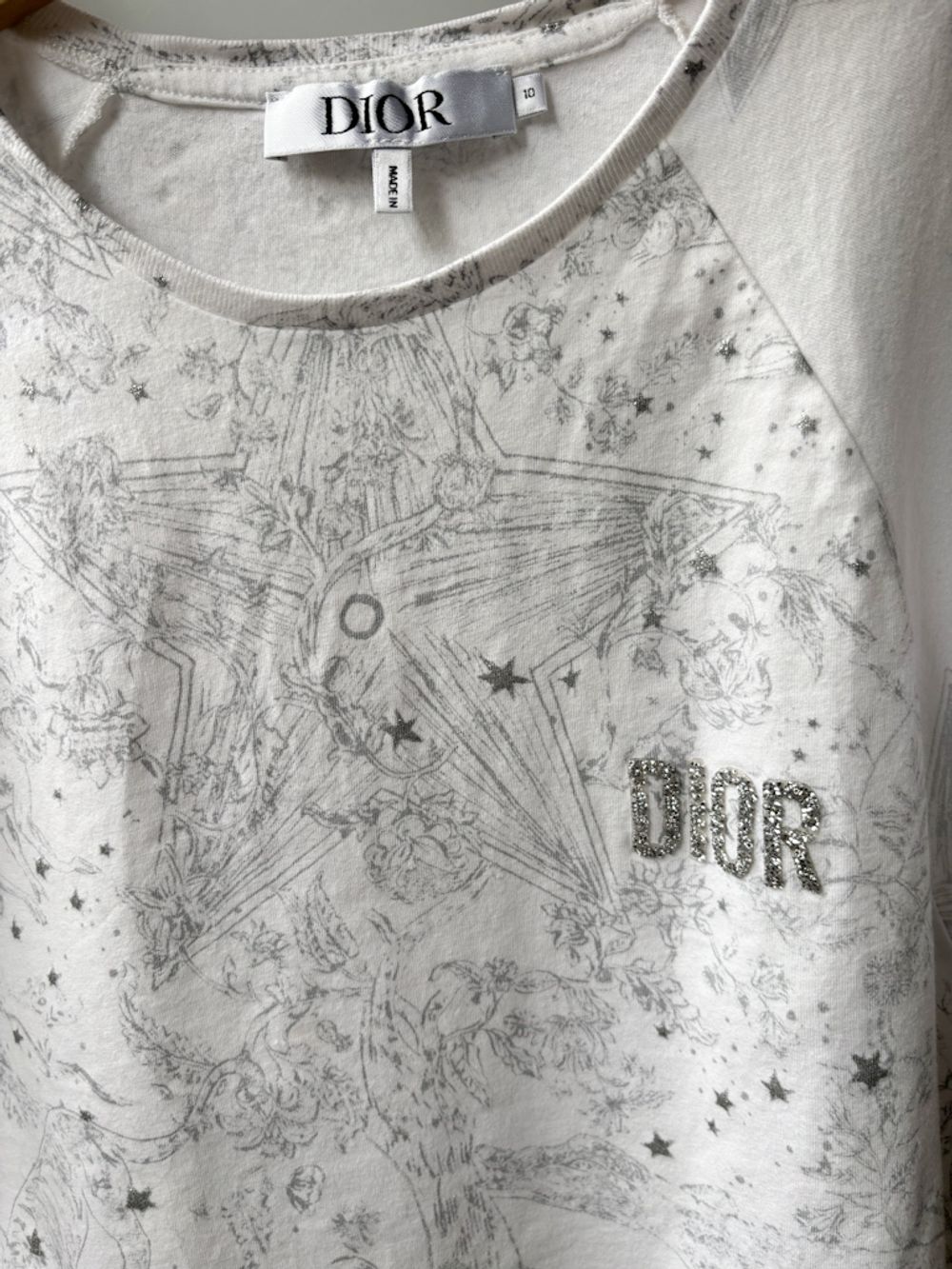 Хлопковая футболка Dior , 140