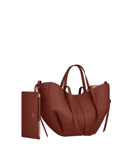 POLENE СУМКА CYME MINI, КРАСНАЯ ГЛИНА