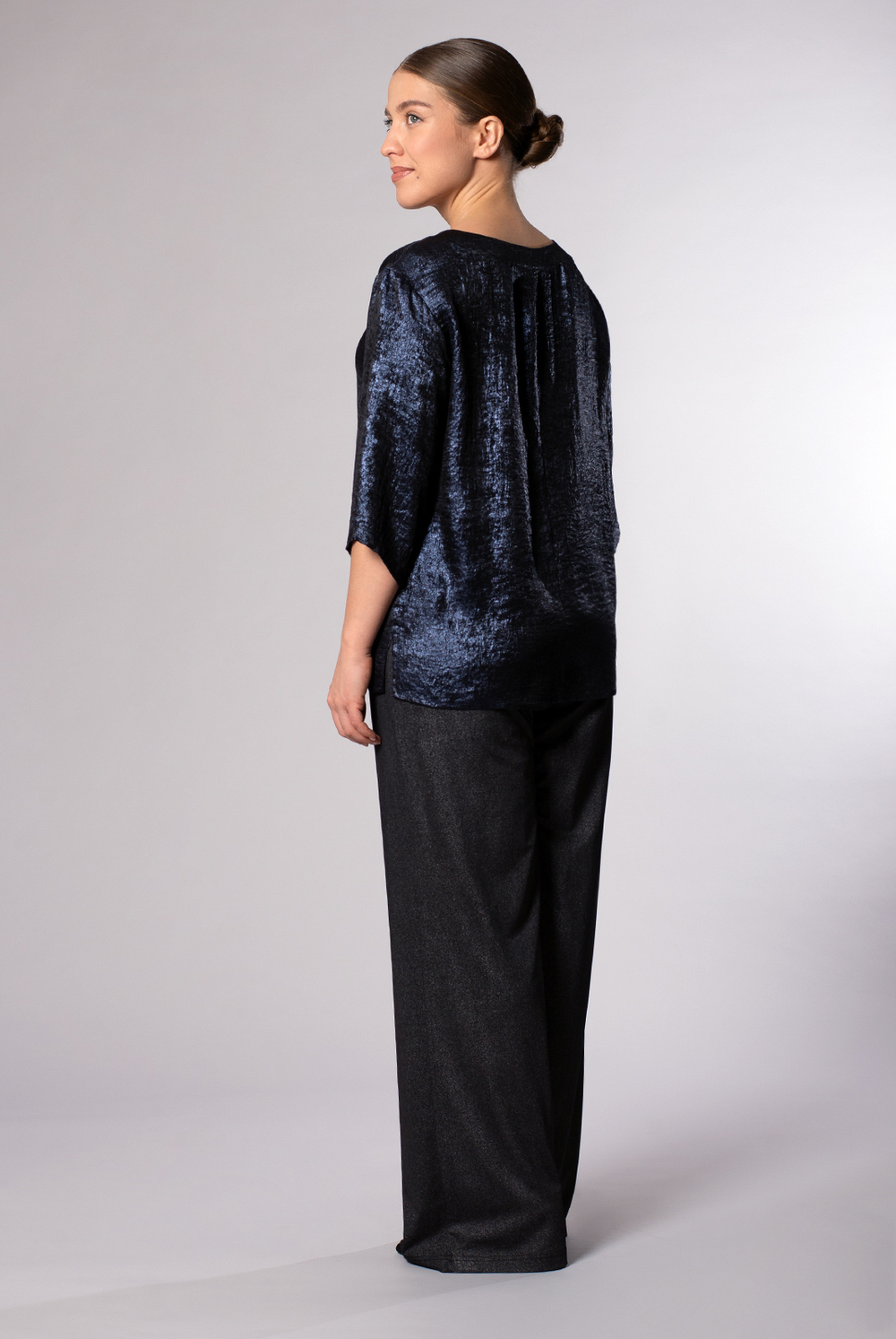 Блузка женская 4213ВП, синий #182Сина094213ВП