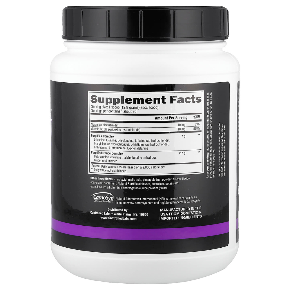Controlled Labs, Purple Wraath™, со вкусом фиолетового лимонада, 1152 г (2,54 фунта)