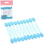 Аппликаторы для макияжа 10шт «ЭФФЕКТО», цвет голубой, 7,5см