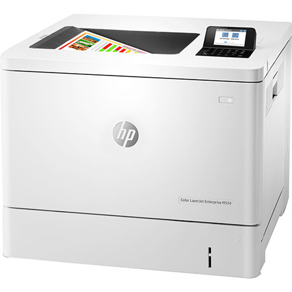 Принтер HP Color LaserJet Enterprise M554dn, A4, 33 стр./мин, Ethernet, цветной