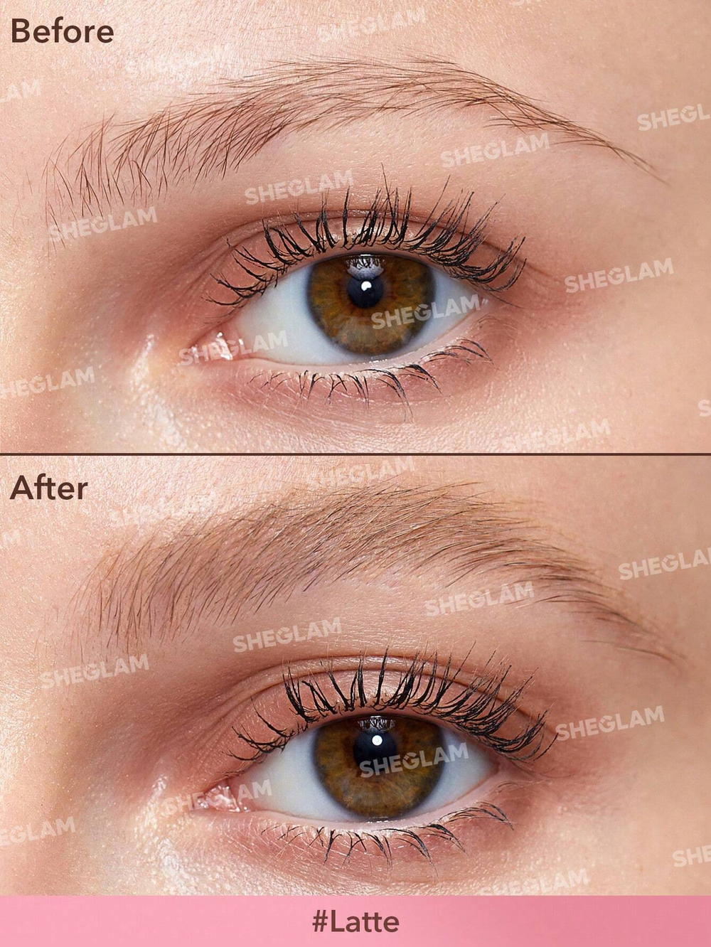 Sheglam Brow-Fection Angled Brush & Dip-Latte