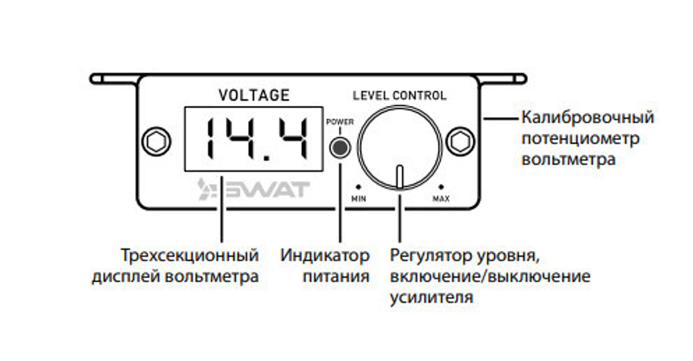 Выносной регулятор SWAT RLC-VM - BUZZ Audio