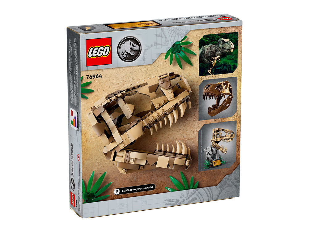 Конструктор LEGO Jurassic World 76964 Окаменелости динозавров: череп Ти-Рекса