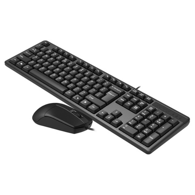 Комплект (клавиатура + мышь) A4Tech KK-3330, черный, USB (мембранная)