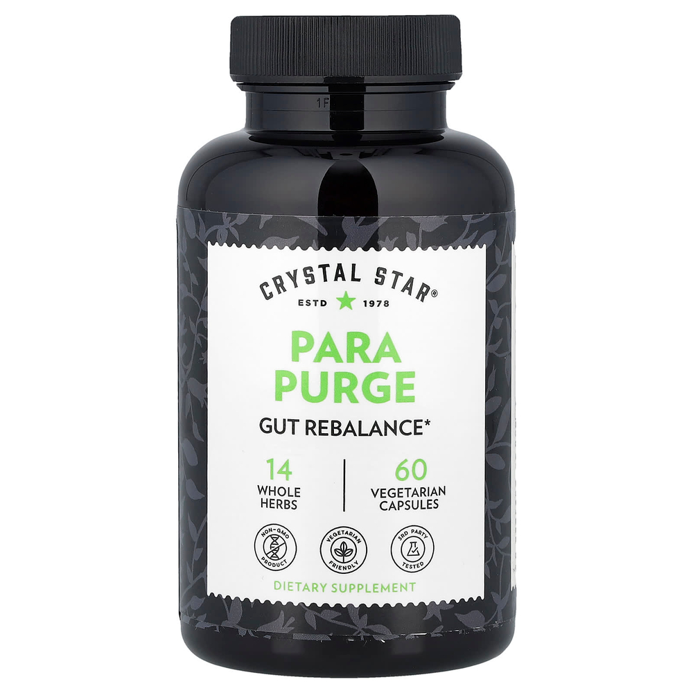 Crystal Star, Para Purge, 60 вегетарианских капсул