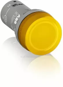 Арматура светосигнальная со встроенным светодиодом   COS1SFA619403R5233  ABB  CL-523Y. жёлт.