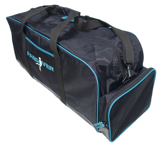 Сумка FanDiver Классик черный/бирюзовый 81 л