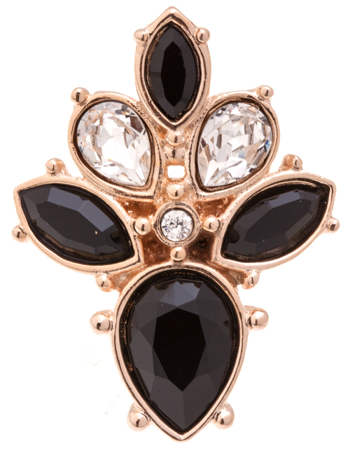 "Саламин"  кольцо в золотом покрытии из коллекции "Пастель" от Jenavi