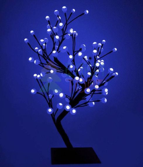Светодиодная композиция Бонсай, шарики 60 см., 96 бело розовых LED ламп, Beauty Led (JY82072D)