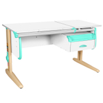 Растущая парта Дэми СУТ 25 с навесной тумбой (1200×610 мм)